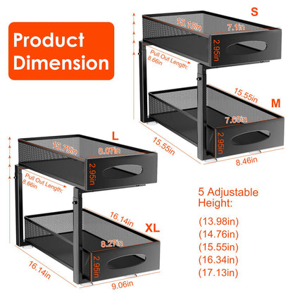 TidySpace™ Sliding Under Sink Organizer
