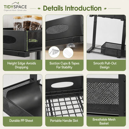 TidySpace™ Sliding Under Sink Organizer
